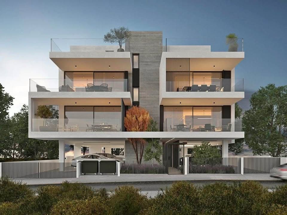 2-bedrooms apartments in Nicosia, Cyprus.