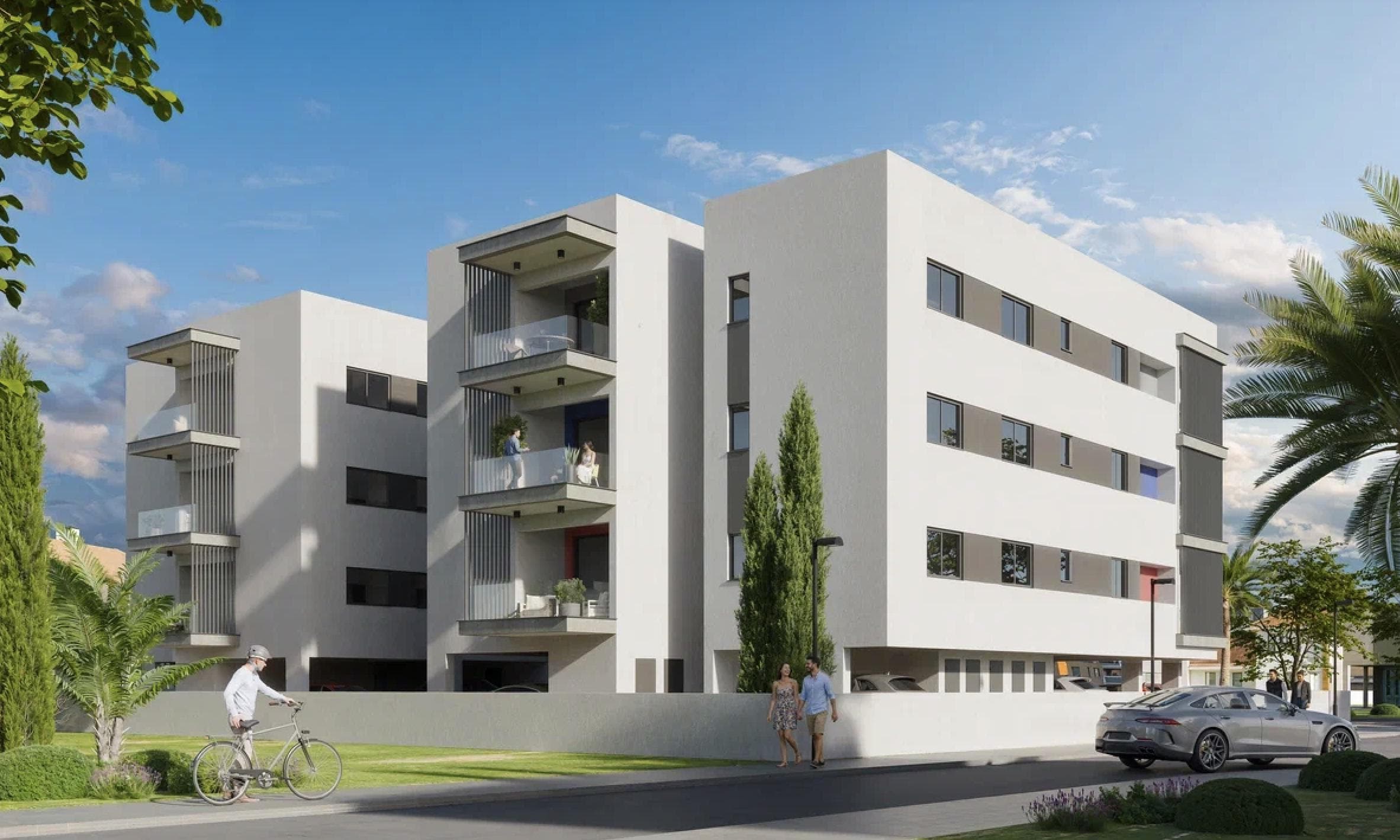 2-bedrooms apartments in Limassol, Cyprus.