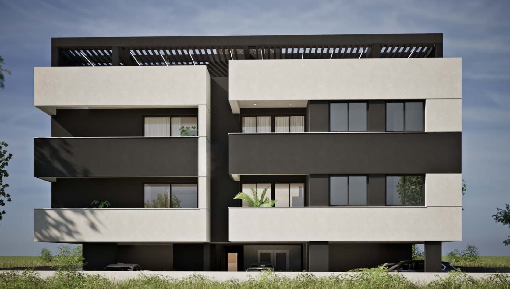 2-bedrooms apartments in Larnaca, Cyprus.