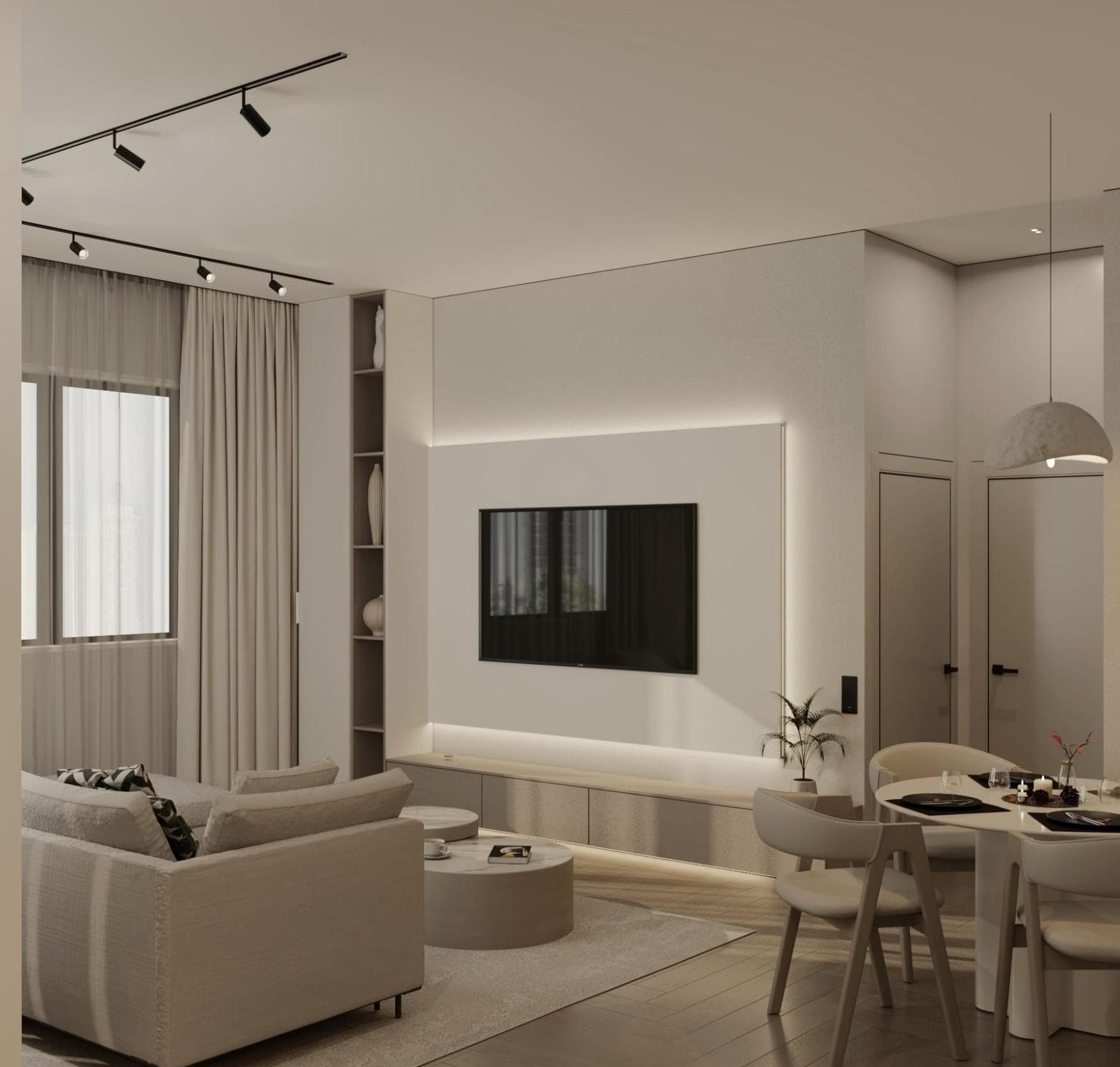 2-bedrooms apartments in Limassol, Cyprus.