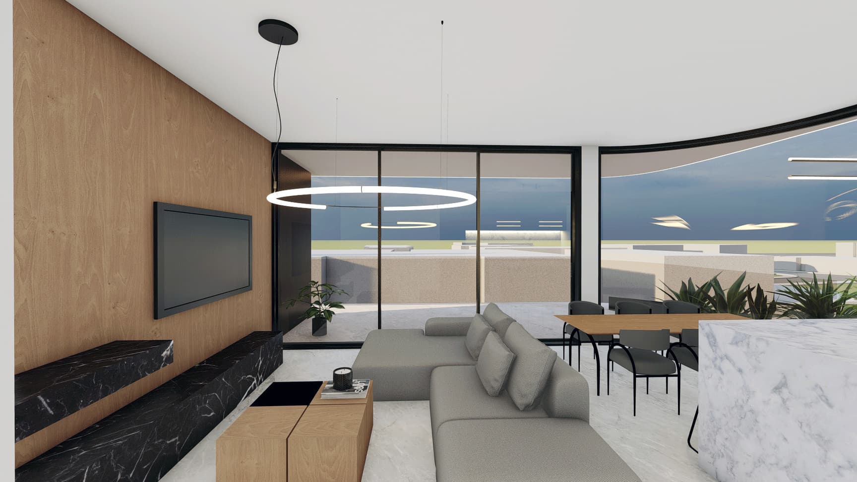 2-bedrooms apartments in Paphos, Cyprus.