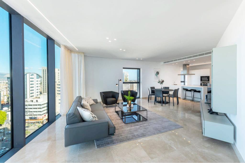 2-bedrooms apartments in Nicosia, Cyprus.
