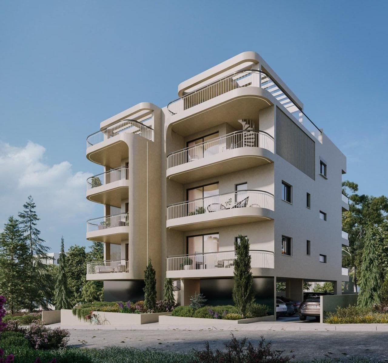 2-bedrooms apartments in Nicosia, Cyprus.