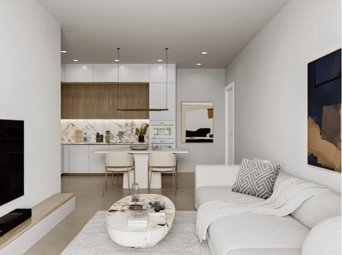 2-bedrooms apartments in Limassol, Cyprus.