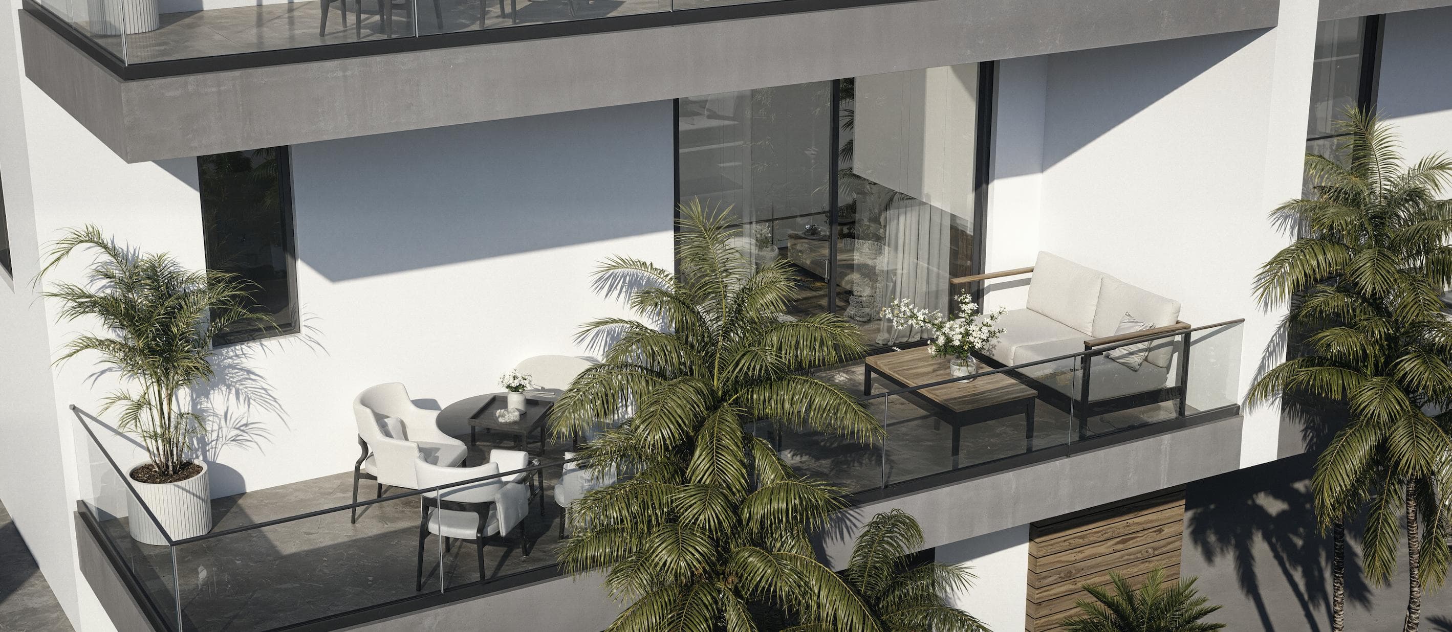 2-bedrooms apartments in Nicosia, Cyprus.