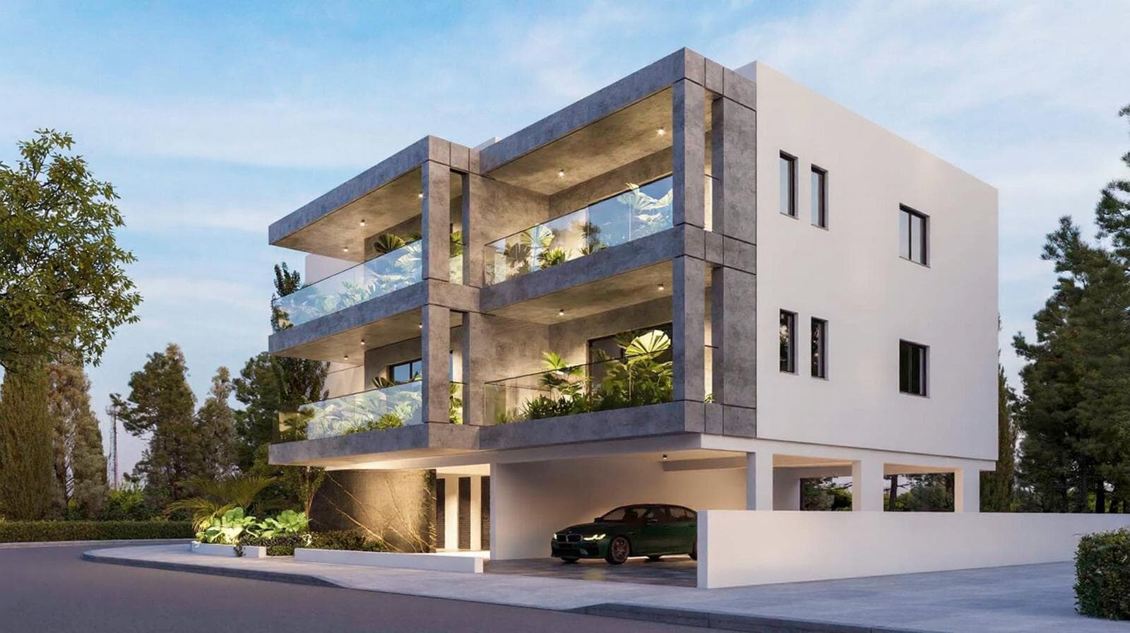 2-bedrooms apartments in Nicosia, Cyprus.