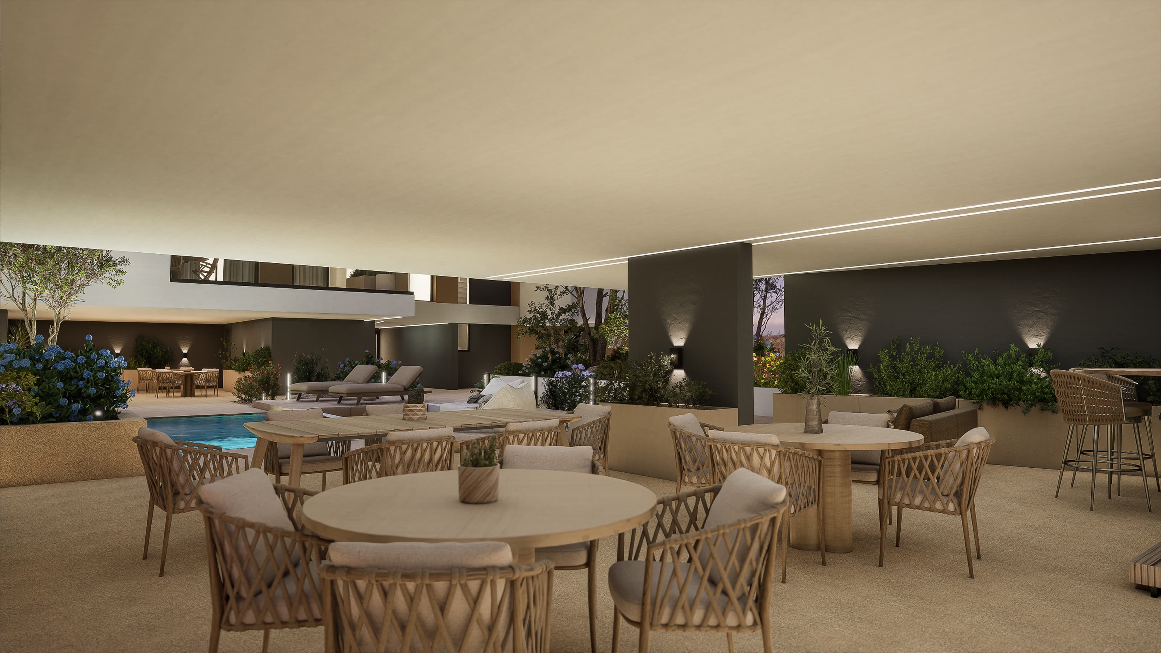 2-bedrooms apartments in Larnaca, Cyprus.