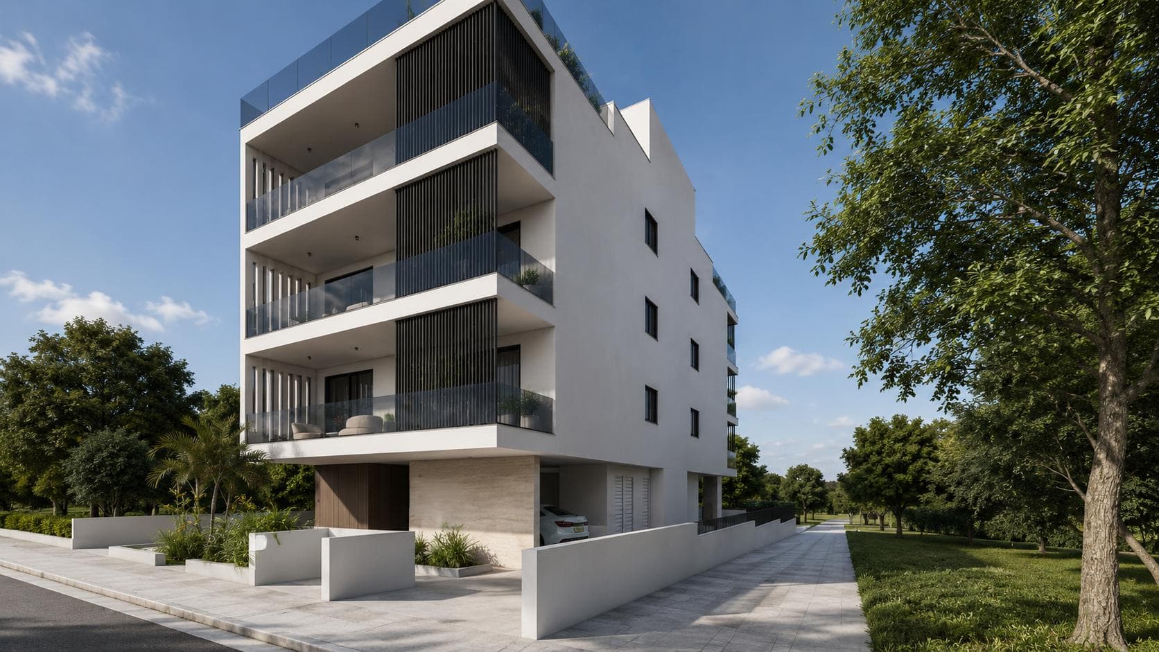 2-bedrooms apartments in Nicosia, Cyprus.