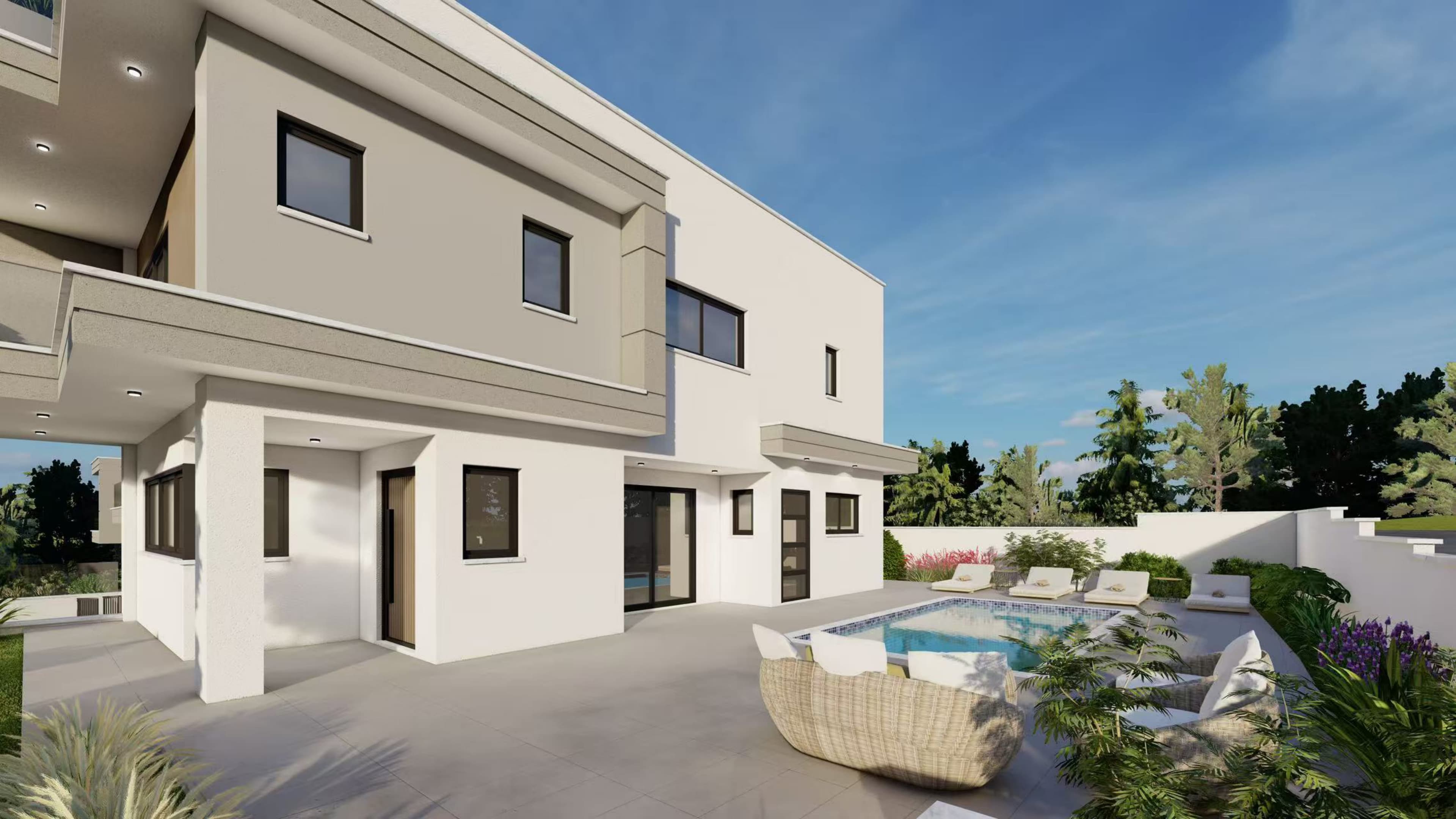 3-bedrooms house in Limassol, Cyprus.