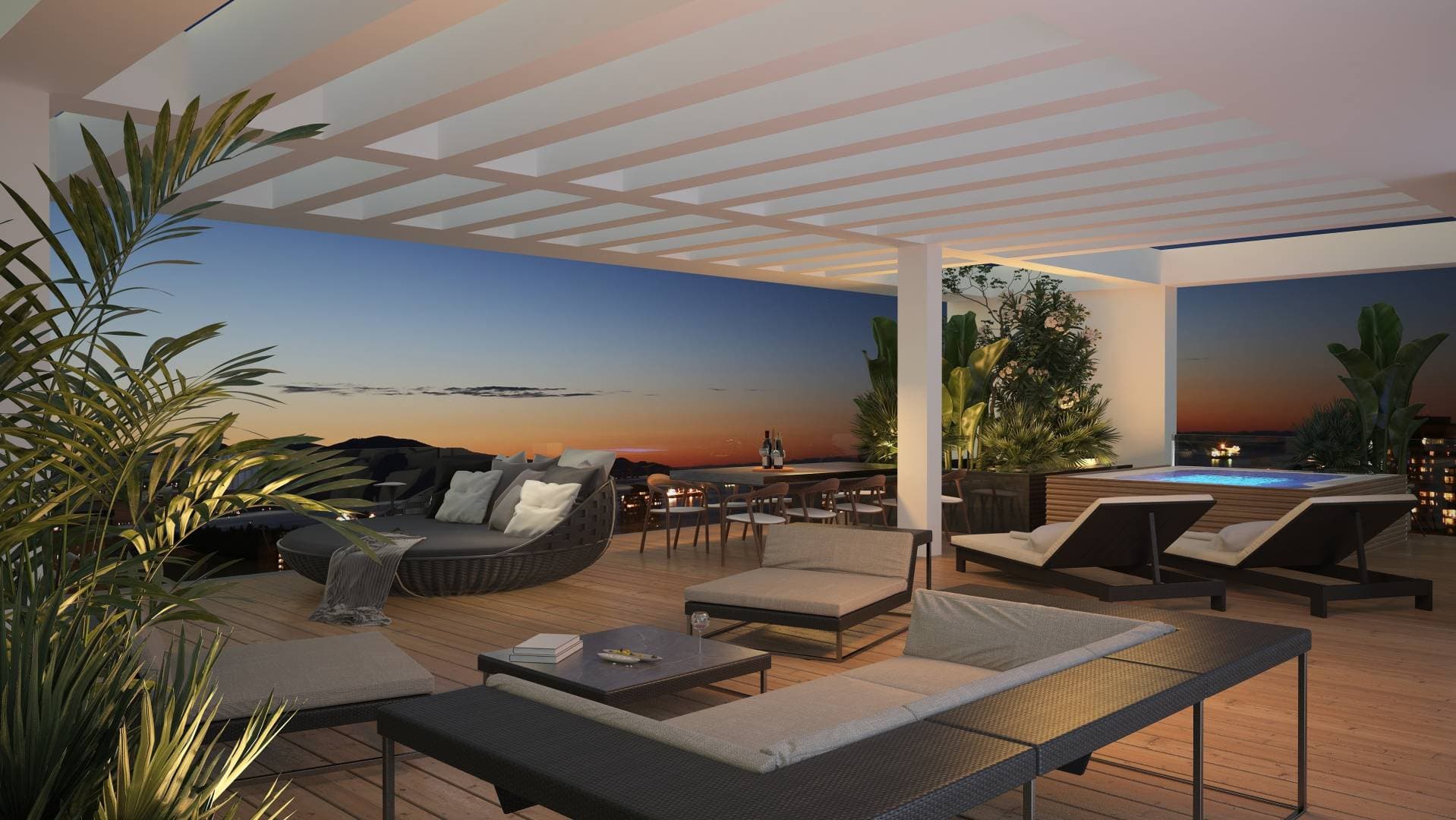 2-bedrooms apartments in Nicosia, Cyprus.