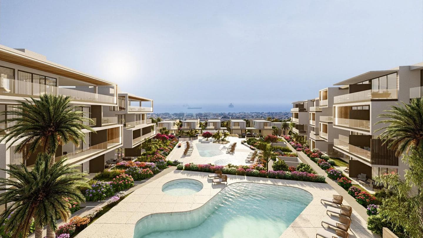 2-bedrooms apartments in Limassol, Cyprus.