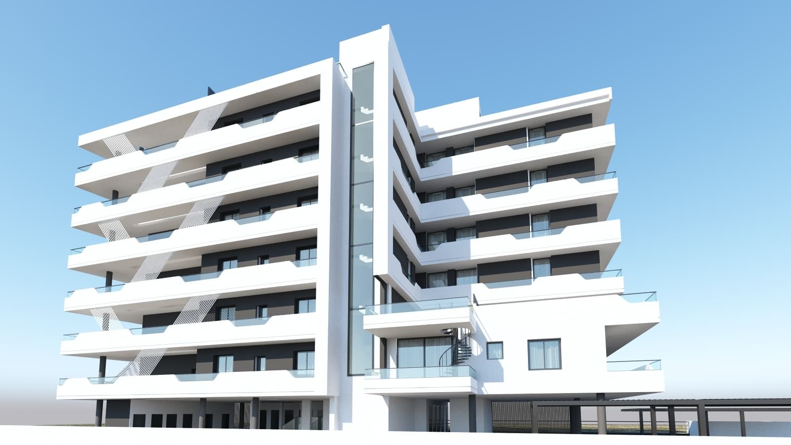 2-bedrooms apartments in Larnaca, Cyprus.