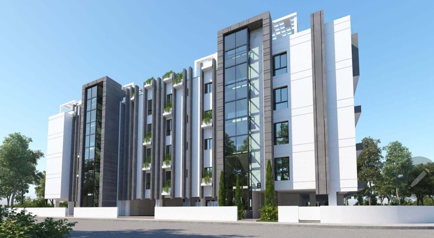 2-bedrooms apartments in Larnaca, Cyprus.