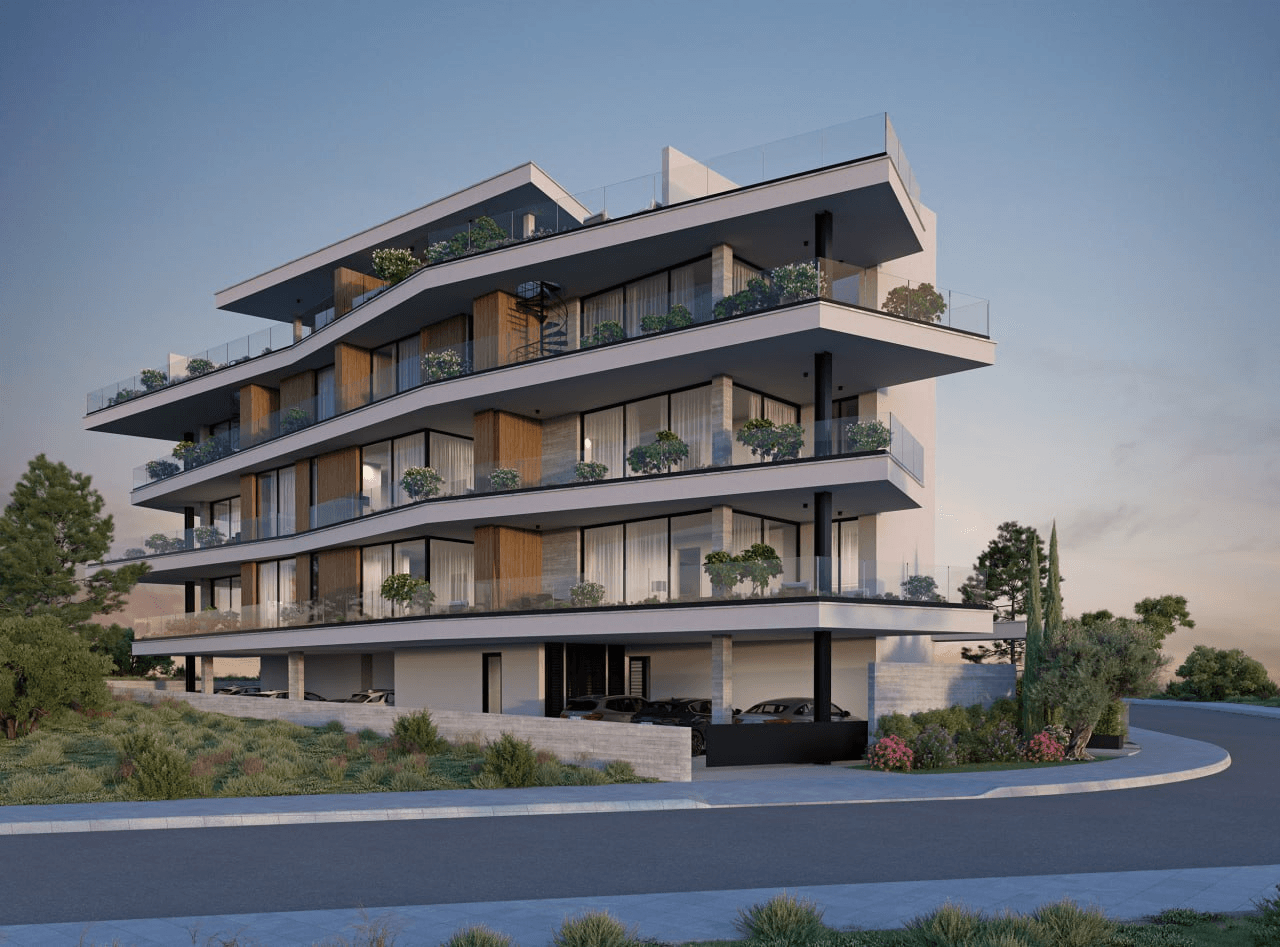 2-bedrooms apartments in Limassol, Cyprus.