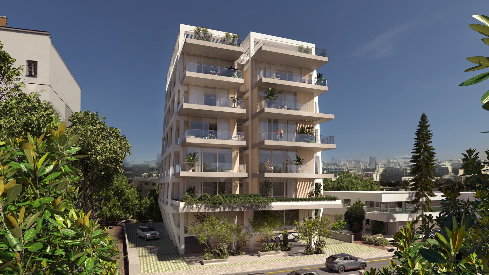 3-bedrooms apartments in Limassol, Cyprus.