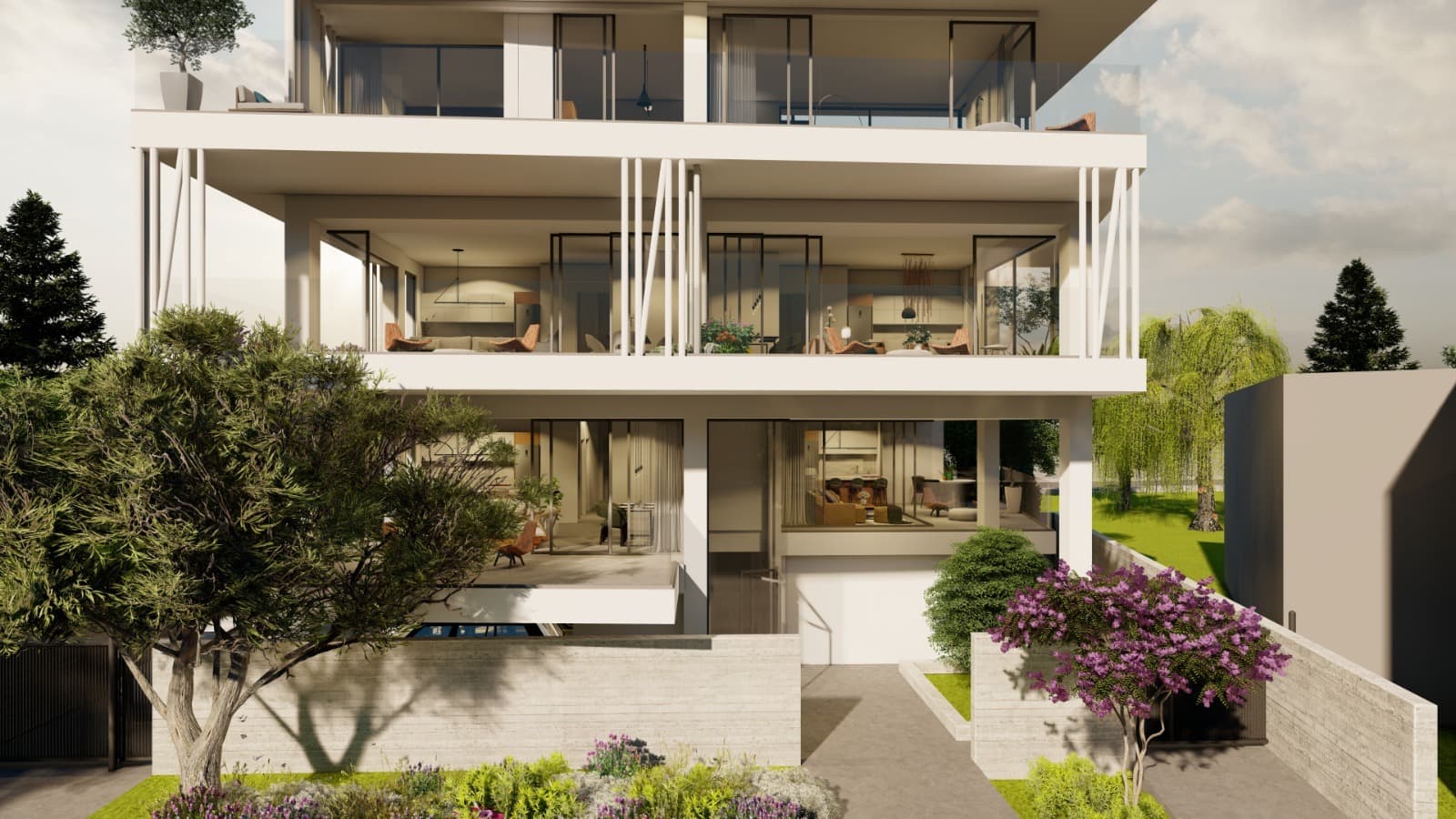 2-bedrooms apartments in Paphos, Cyprus.