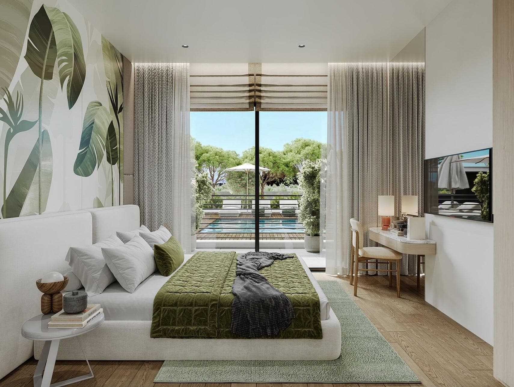 2-bedrooms apartments in Limassol, Cyprus.