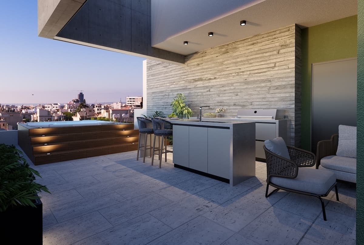 3-bedrooms apartments in Limassol, Cyprus.