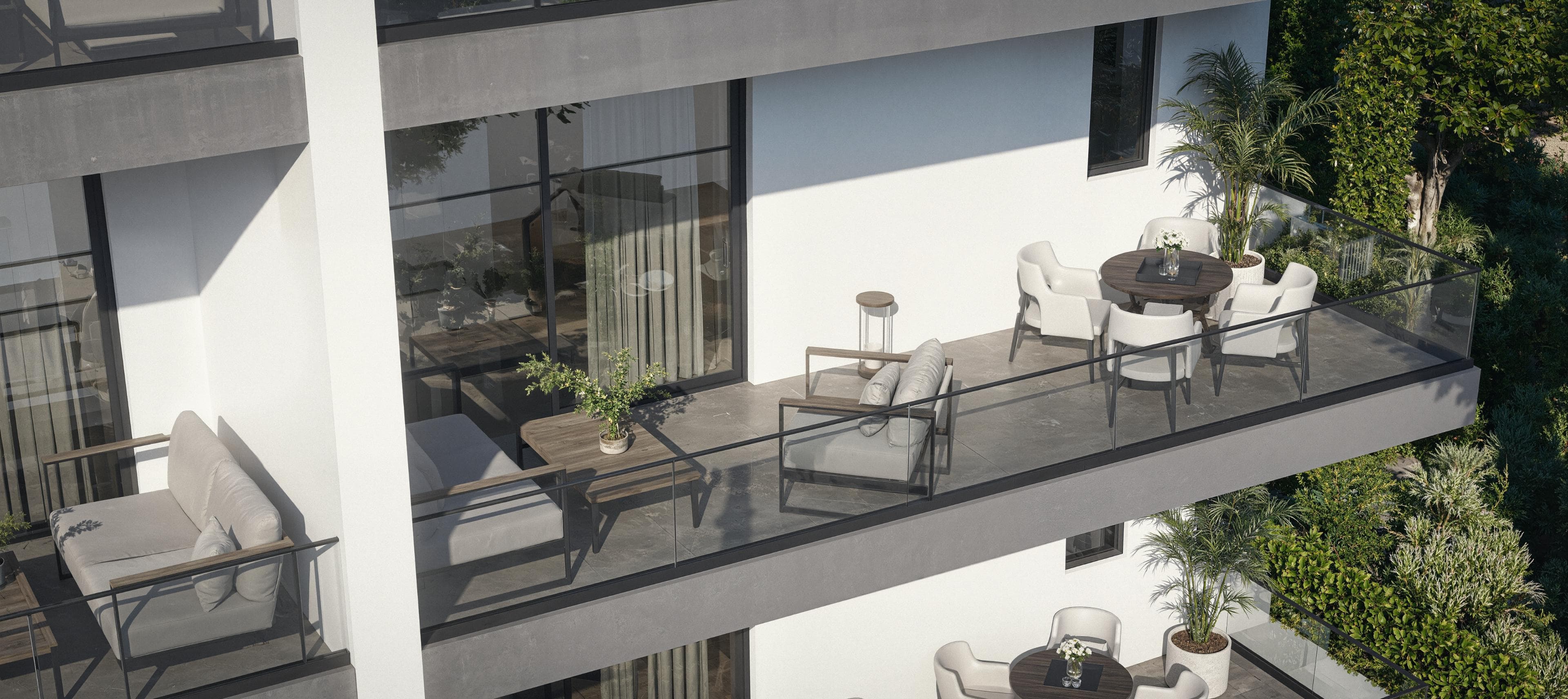 2-bedrooms apartments in Nicosia, Cyprus.