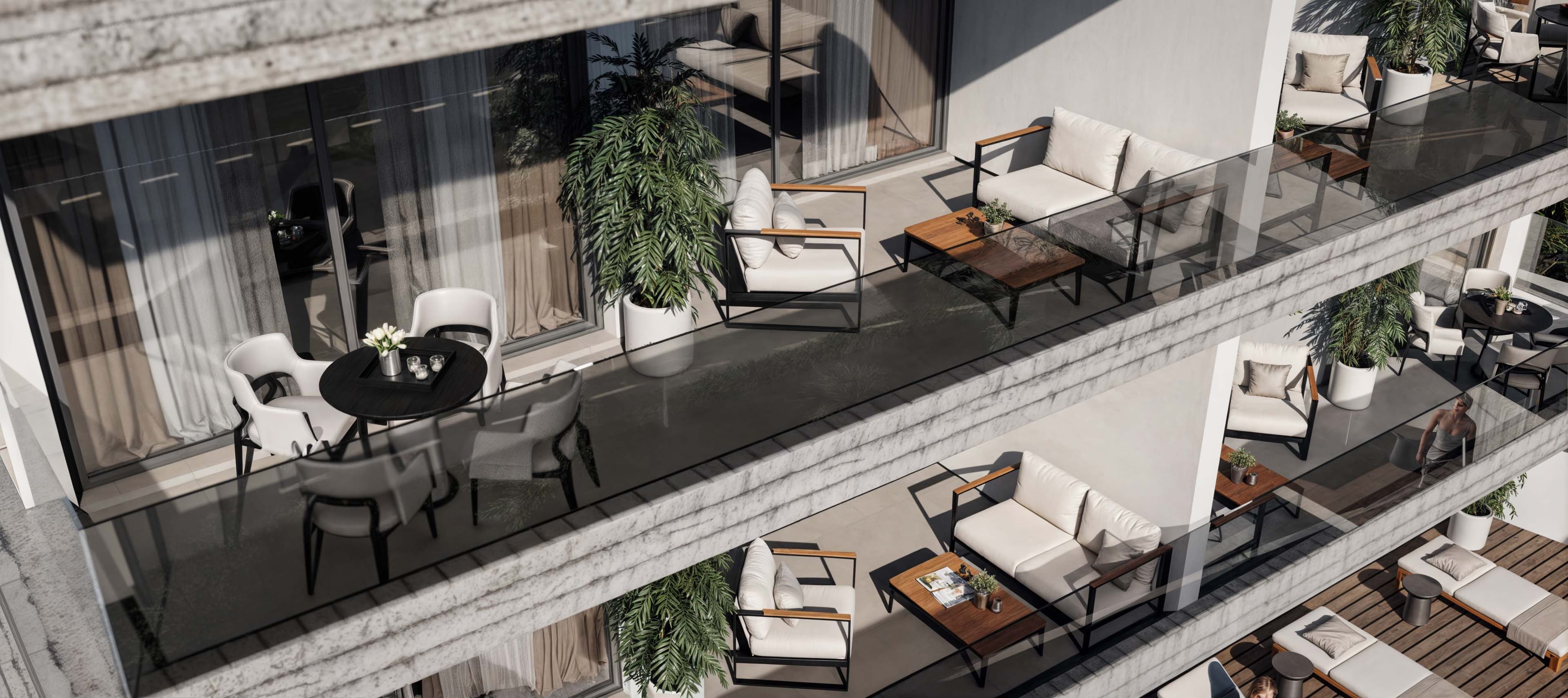 2-bedrooms apartments in Paphos, Cyprus.