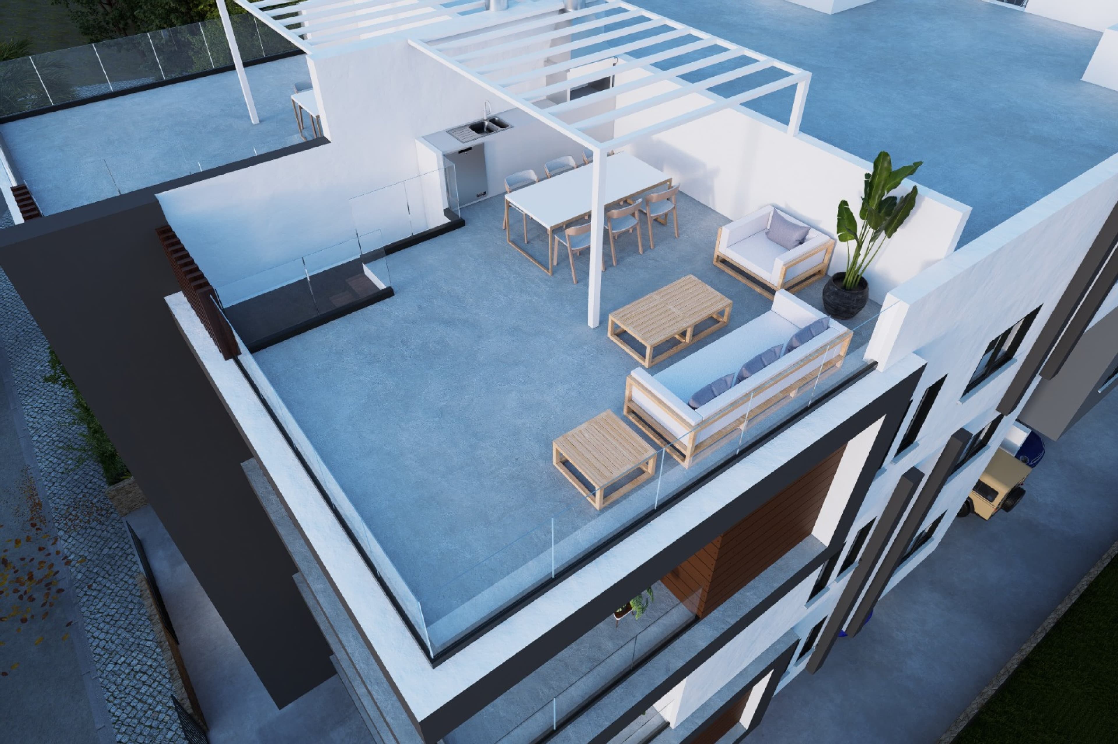 3-bedrooms apartments in Paphos, Cyprus.