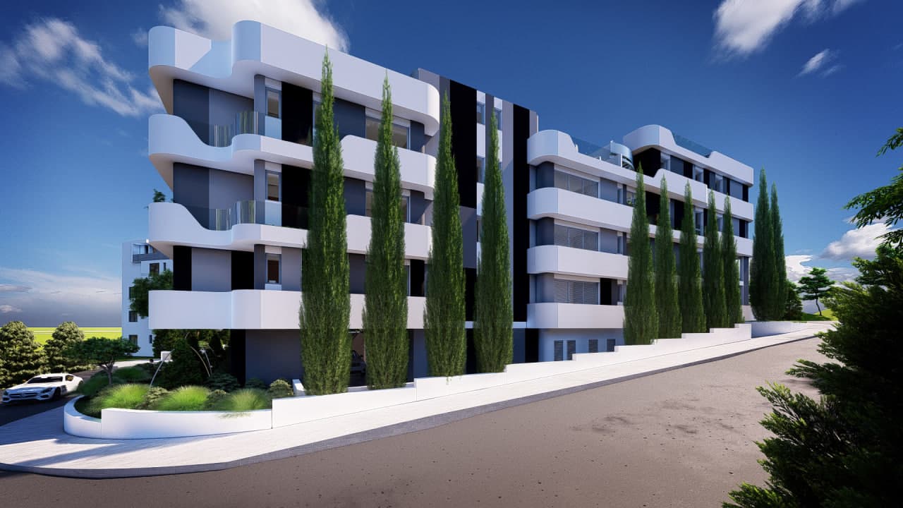 2-bedrooms apartments in Limassol, Cyprus.
