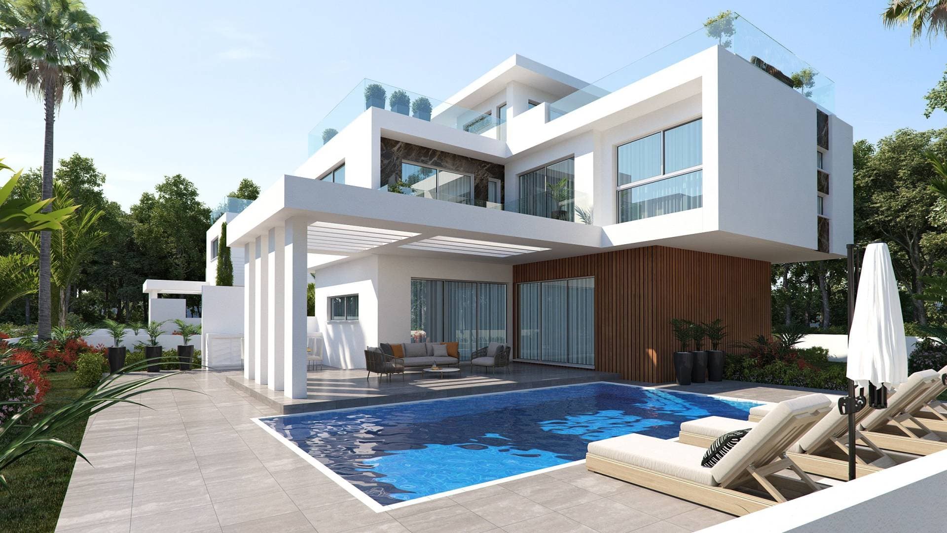 4-bedrooms house in Larnaca, Cyprus.