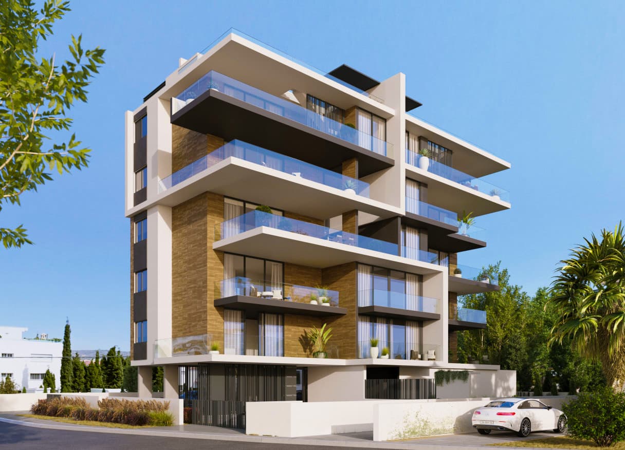 1-bedrooms apartments in Limassol, Cyprus.