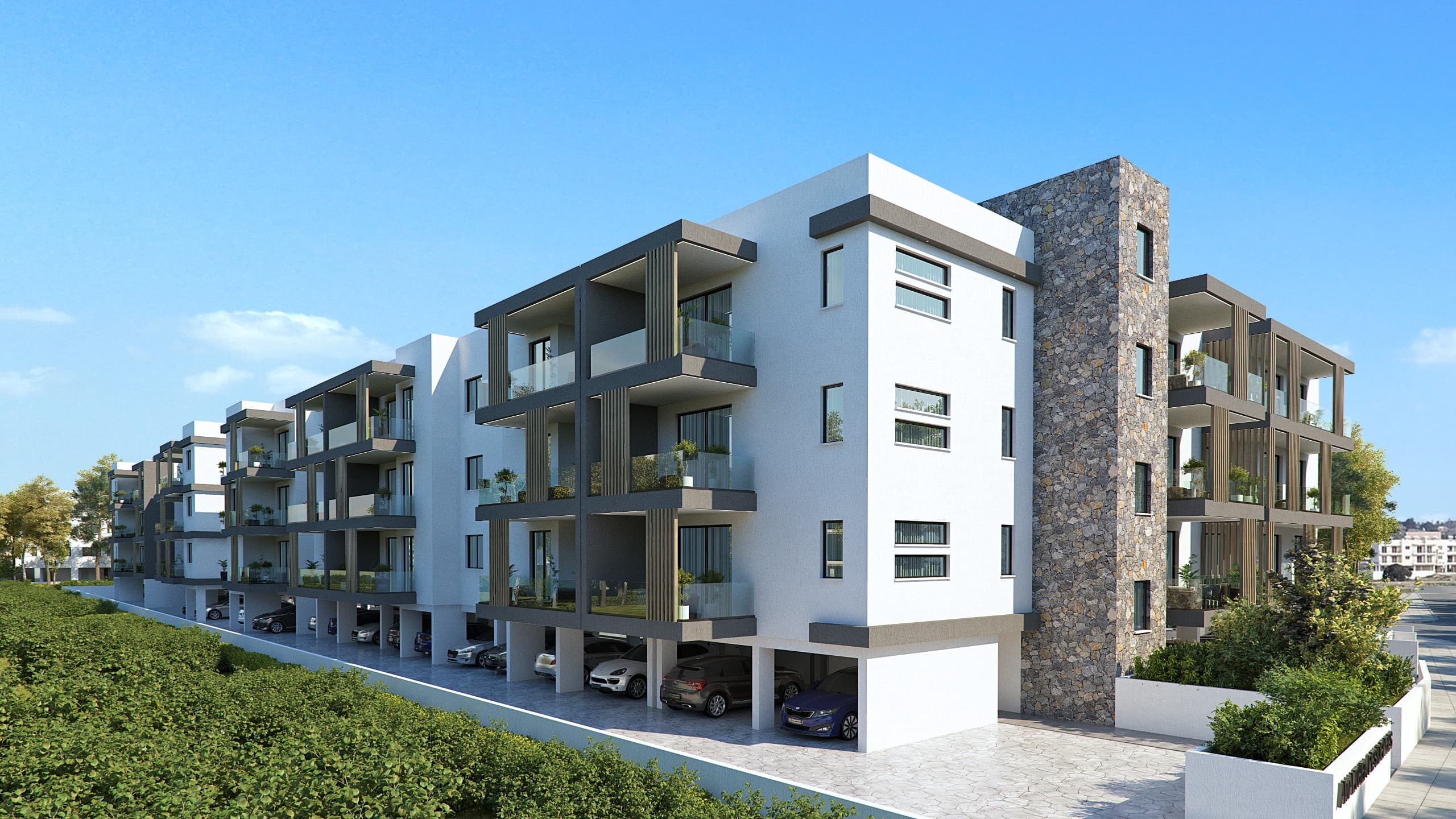 2-bedrooms apartments in Famagusta, Cyprus.