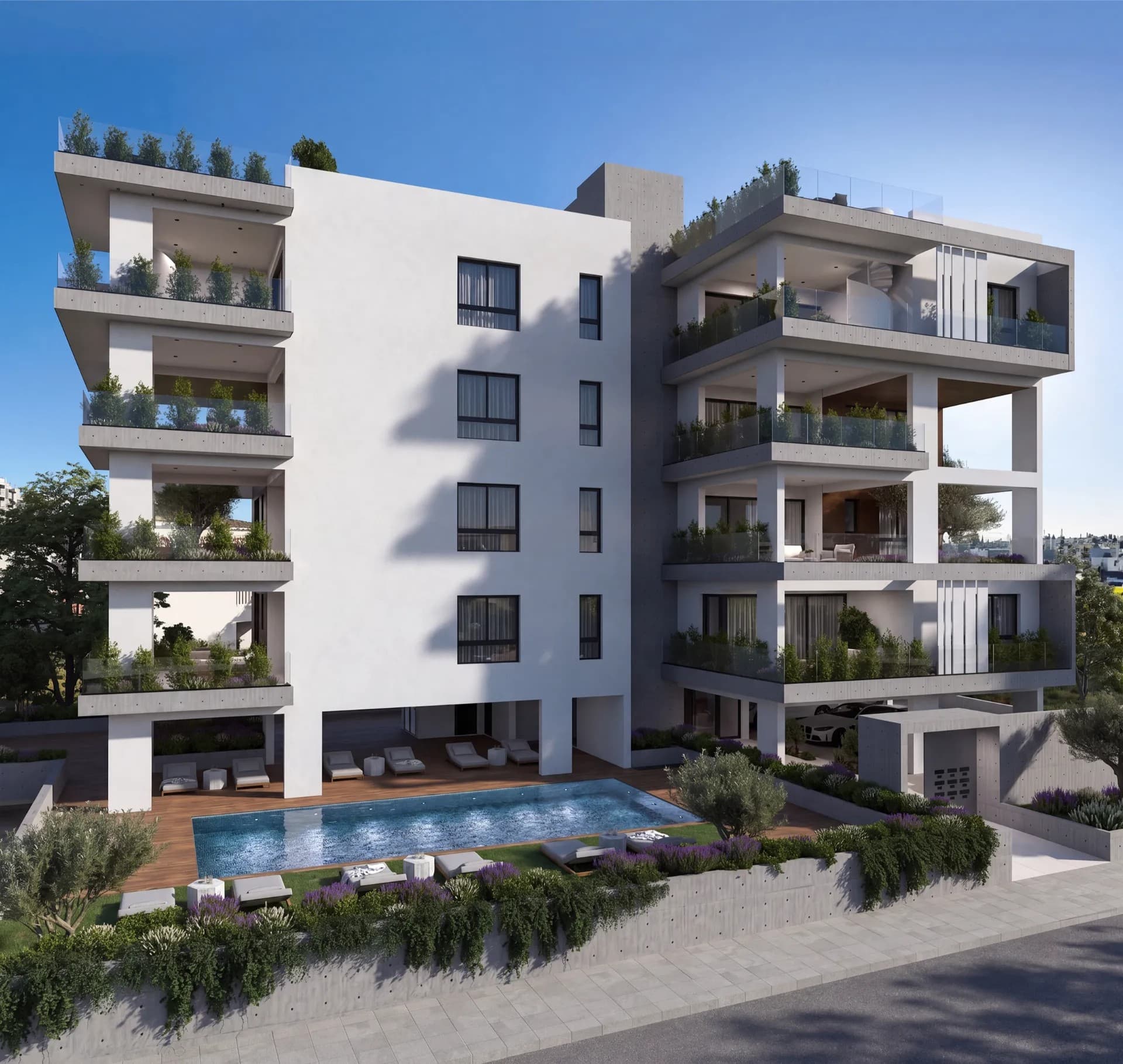 3-bedrooms apartments in Limassol, Cyprus.