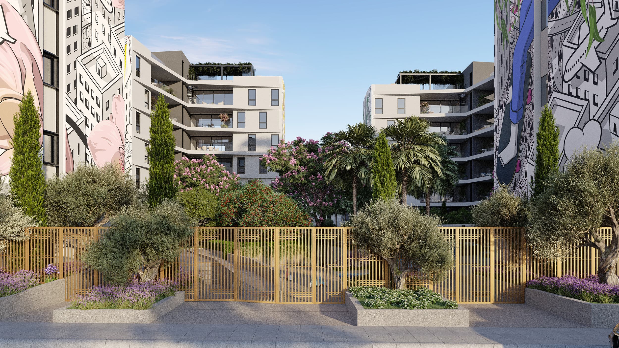 1-bedrooms apartments in Limassol, Cyprus.