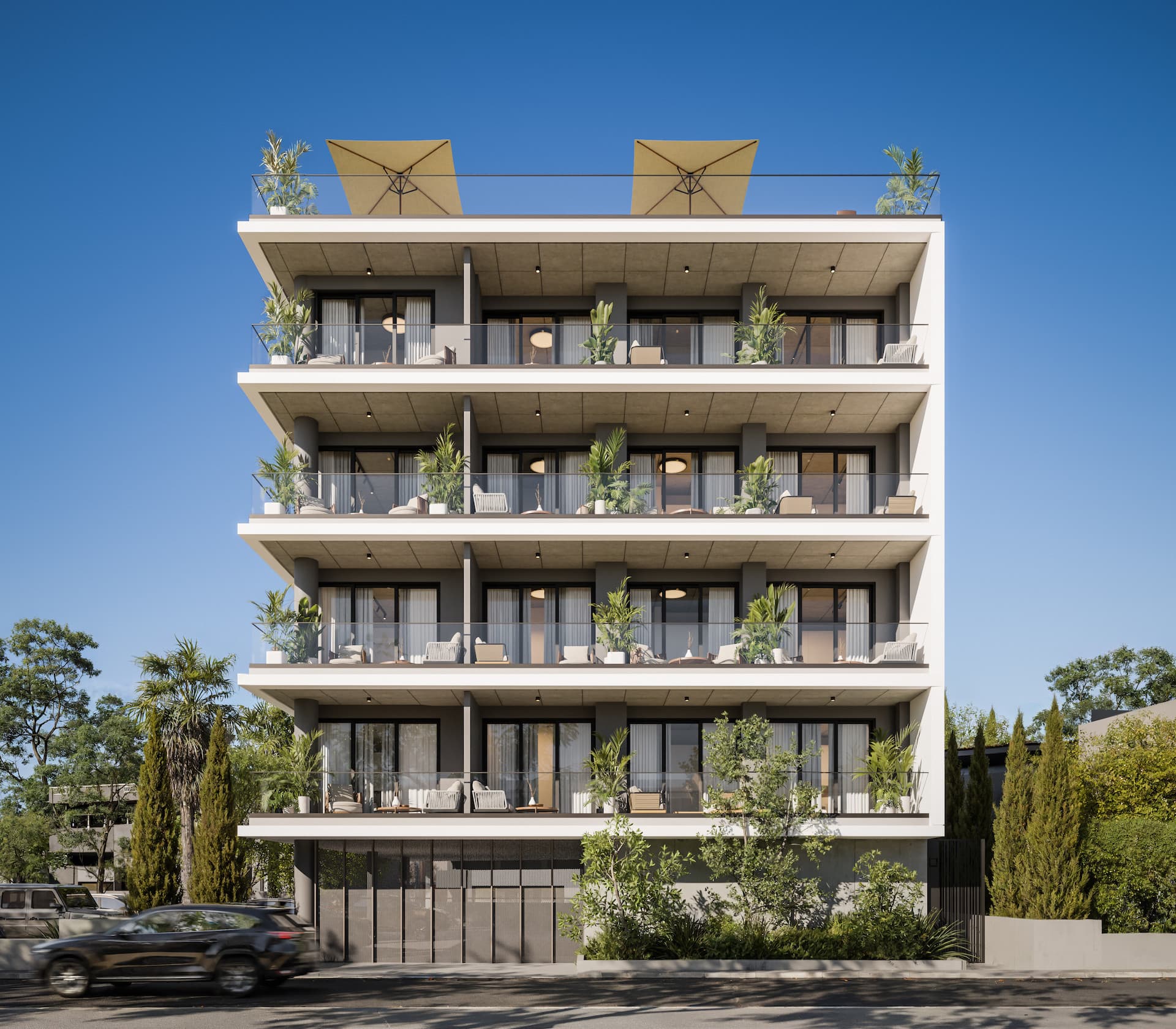 2-bedrooms apartments in Limassol, Cyprus.