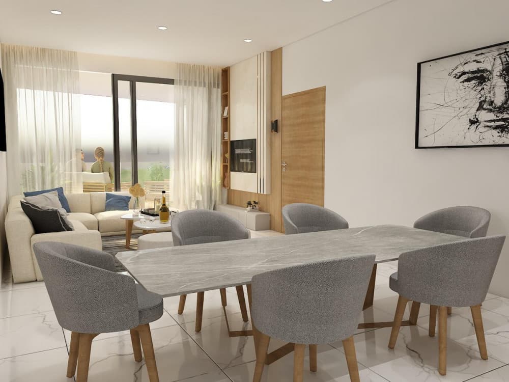 2-bedrooms apartments in Limassol, Cyprus.