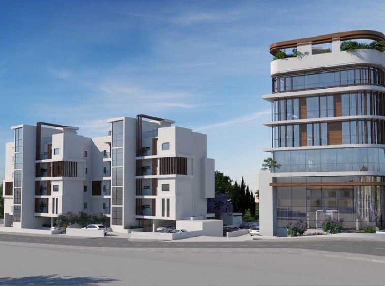 2-bedrooms apartments in Limassol, Cyprus.