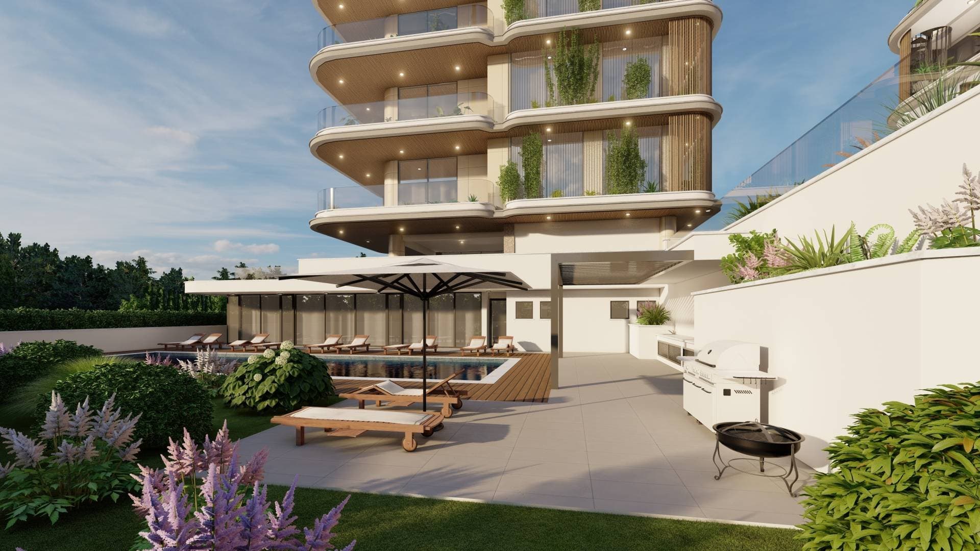 3-bedrooms apartments in Limassol, Cyprus.