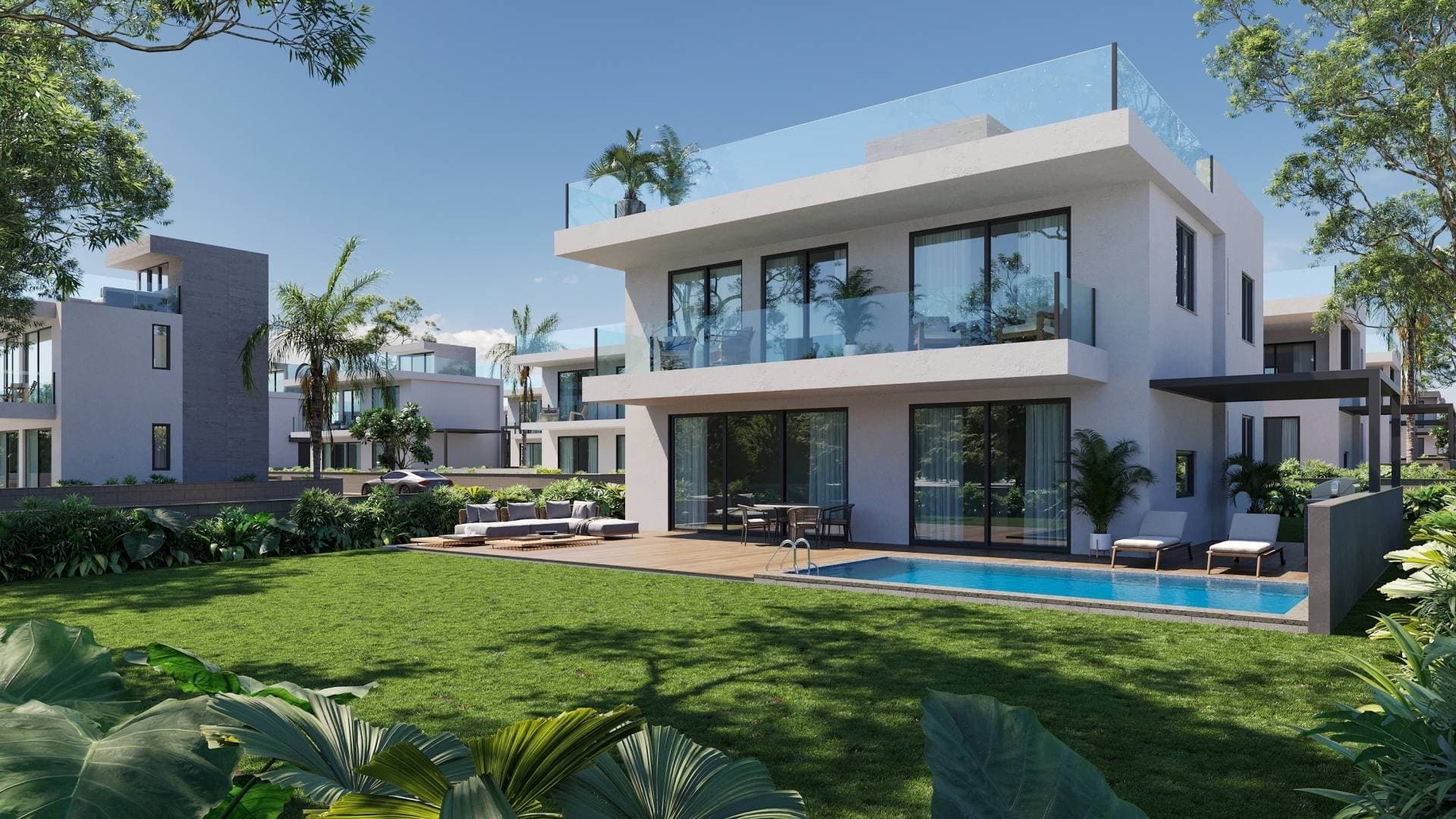 4-bedrooms house in Paphos, Cyprus.