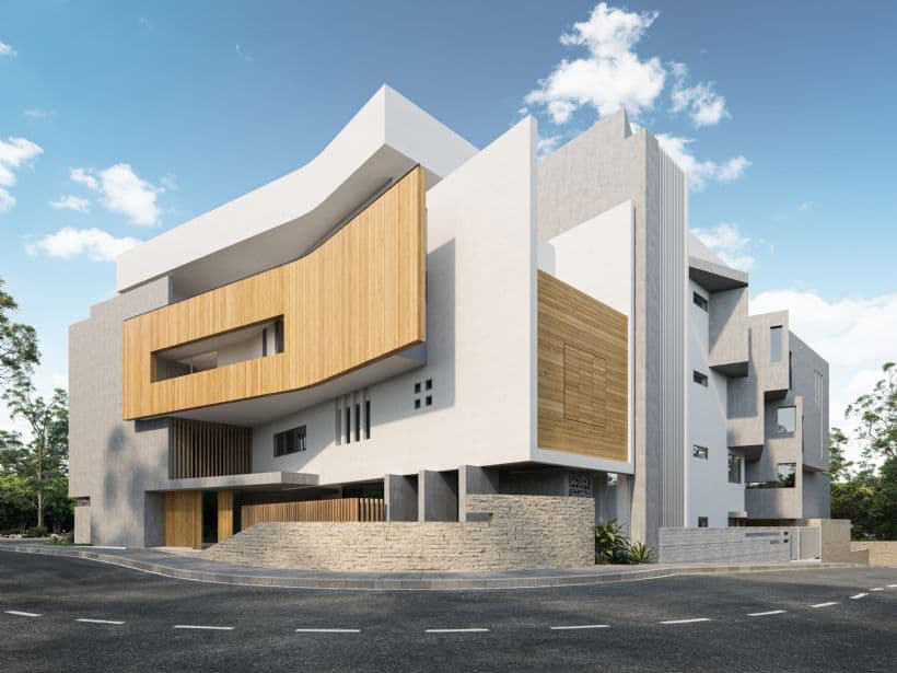 3-bedrooms apartments in Nicosia, Cyprus.