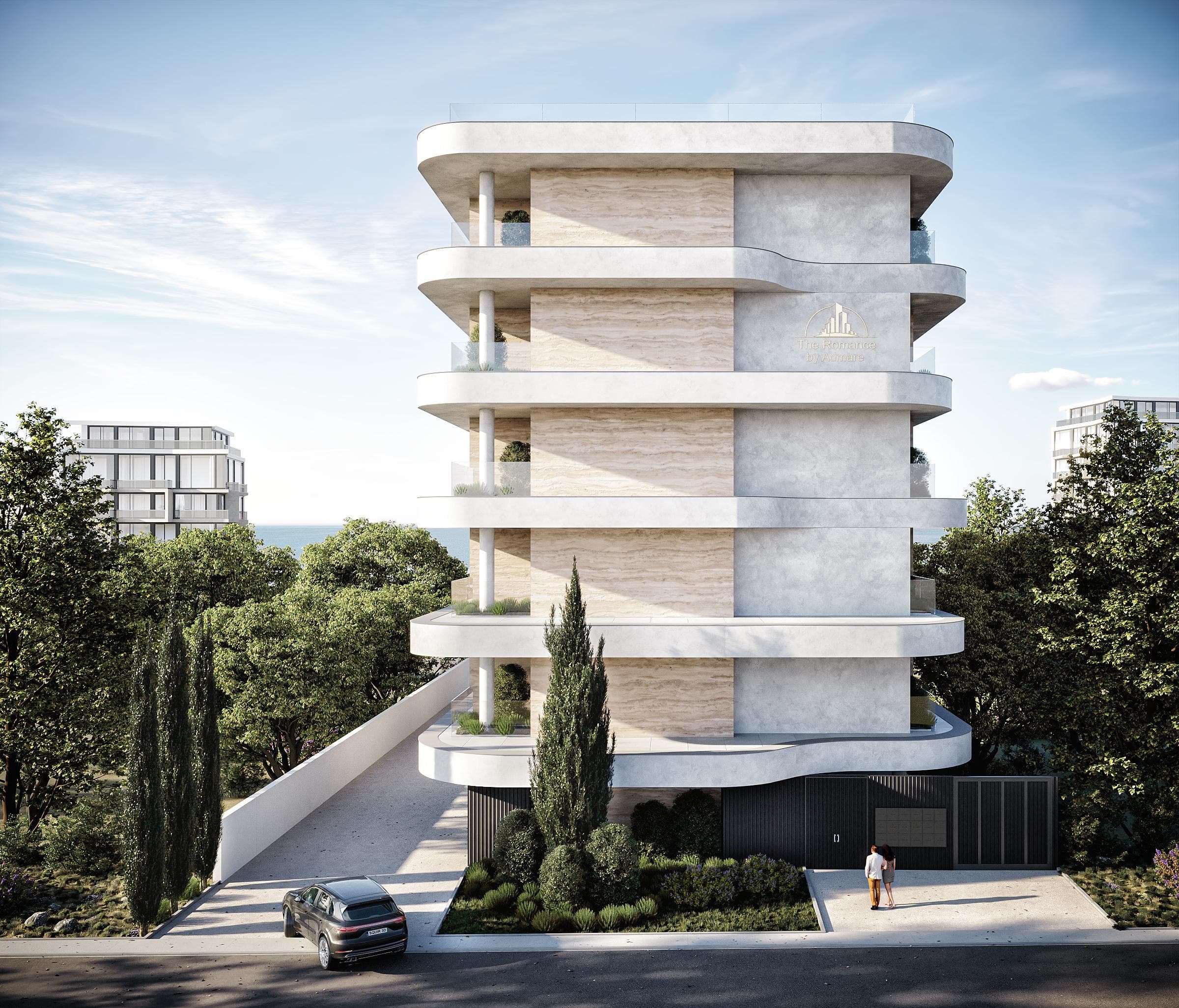 2-bedrooms apartments in Limassol, Cyprus.