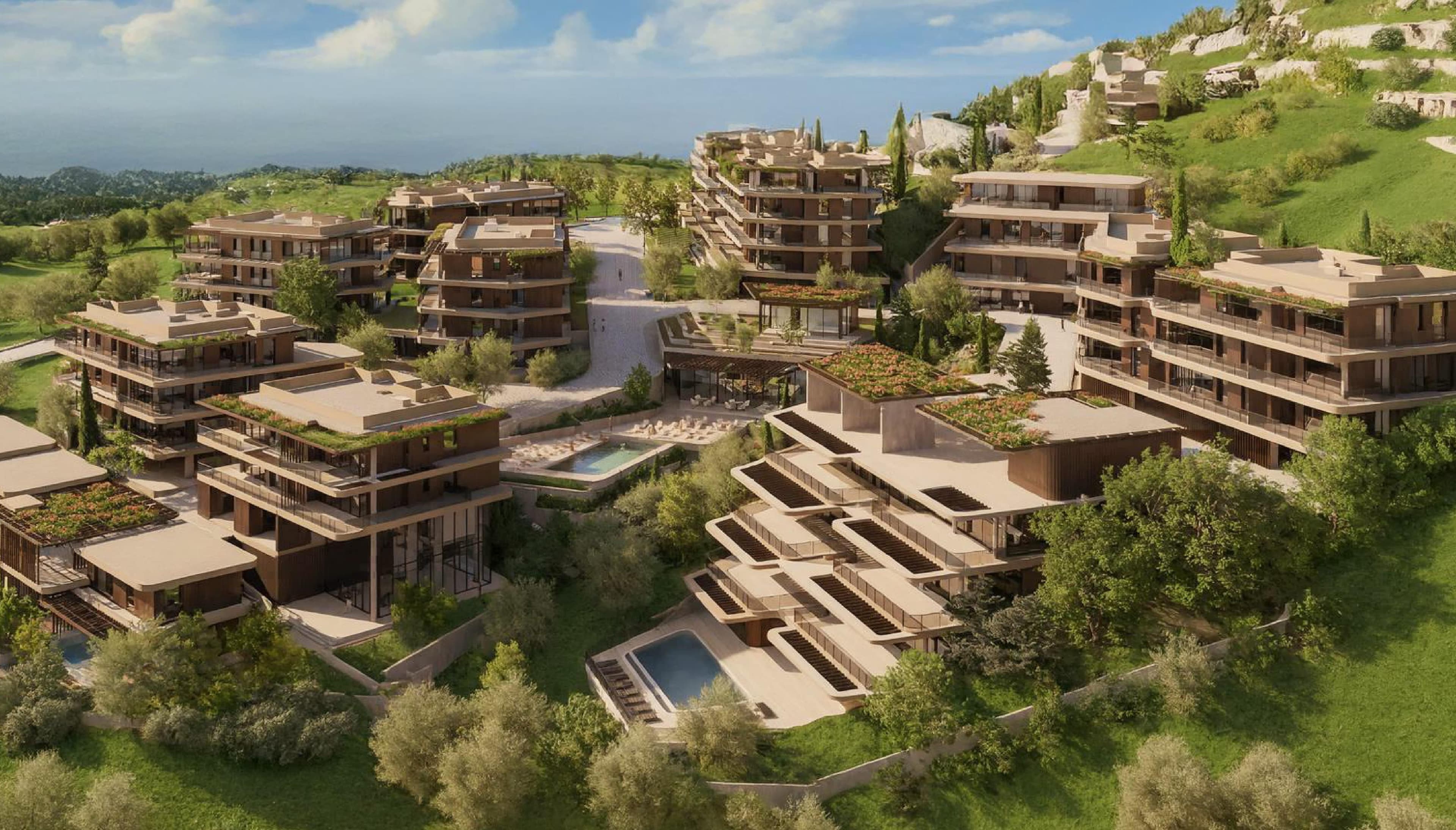 3-bedrooms apartments in Paphos, Cyprus.