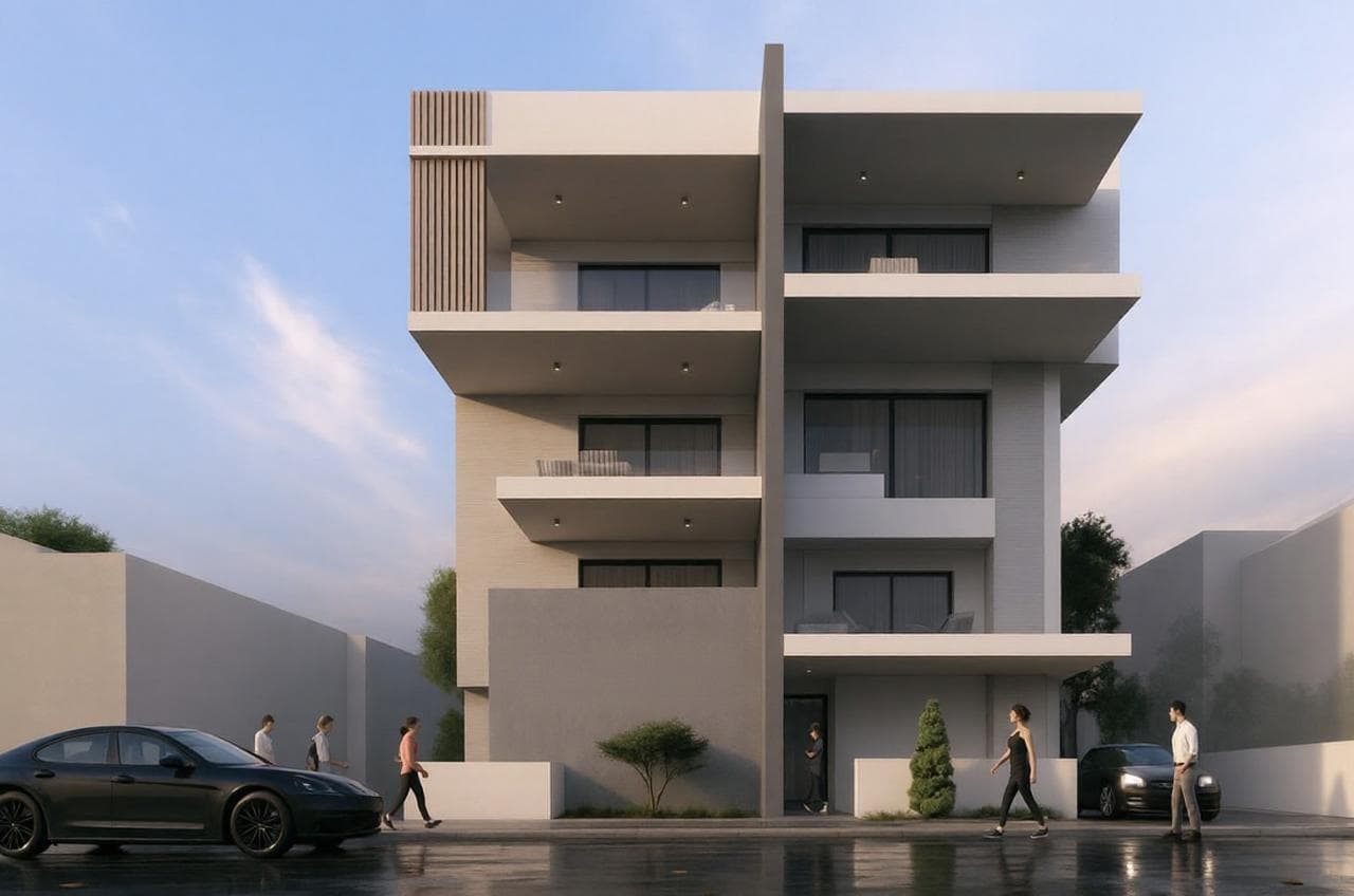 3-bedrooms apartments in Nicosia, Cyprus.