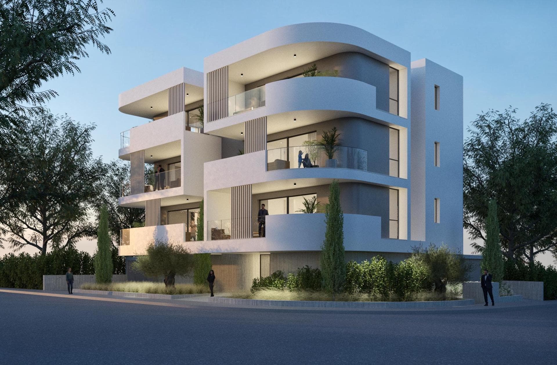 2-bedrooms apartments in Nicosia, Cyprus.