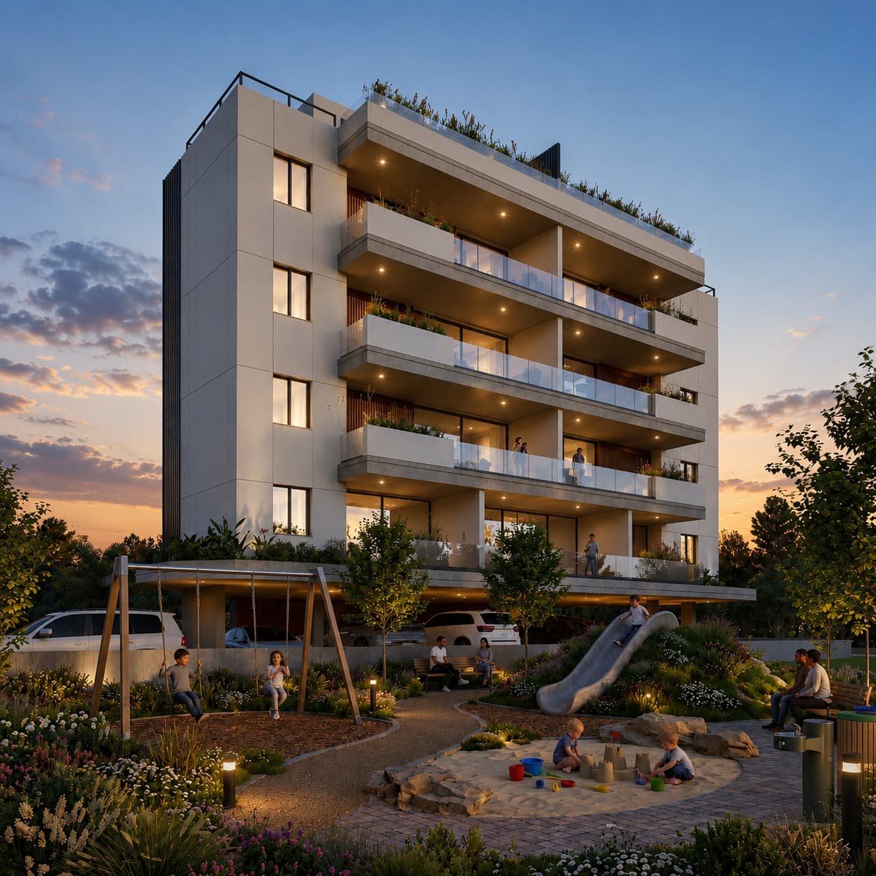 2-bedrooms apartments in Larnaca, Cyprus.