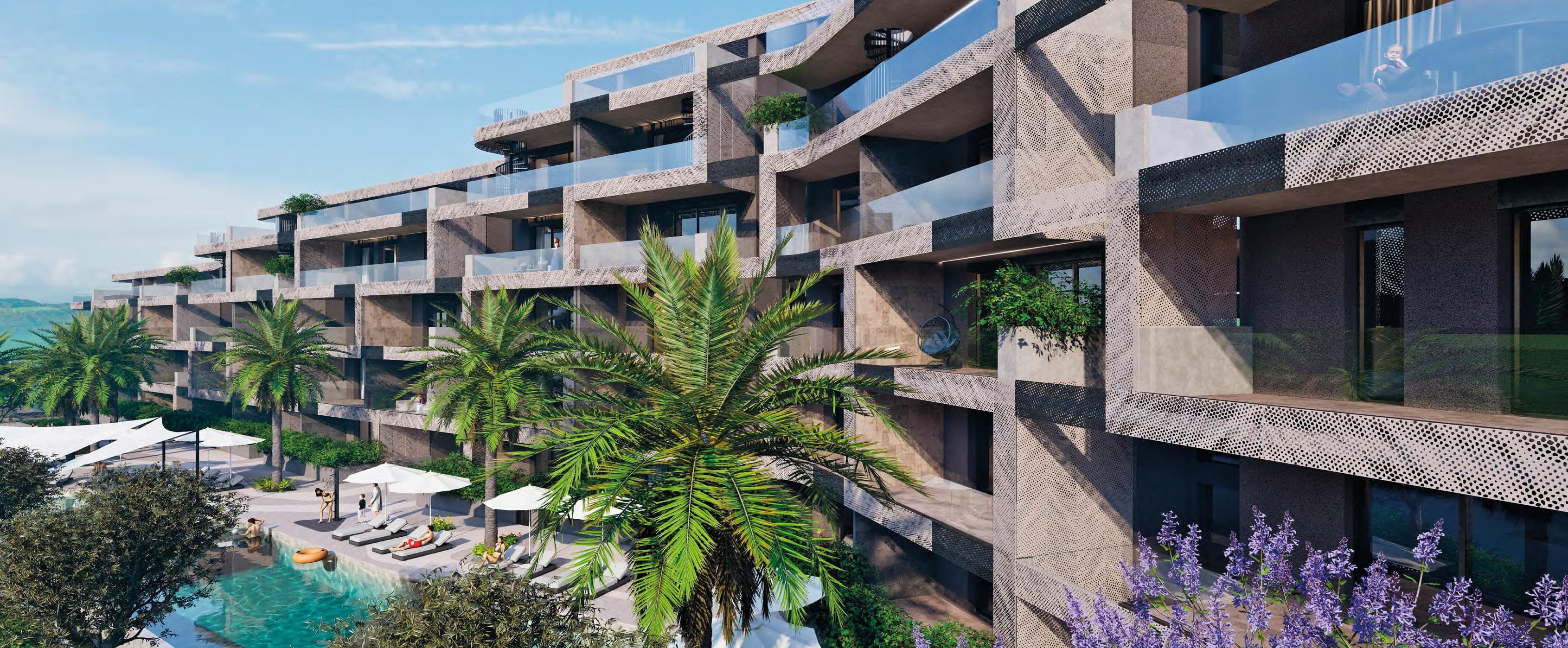 2-bedrooms apartments in Limassol, Cyprus.