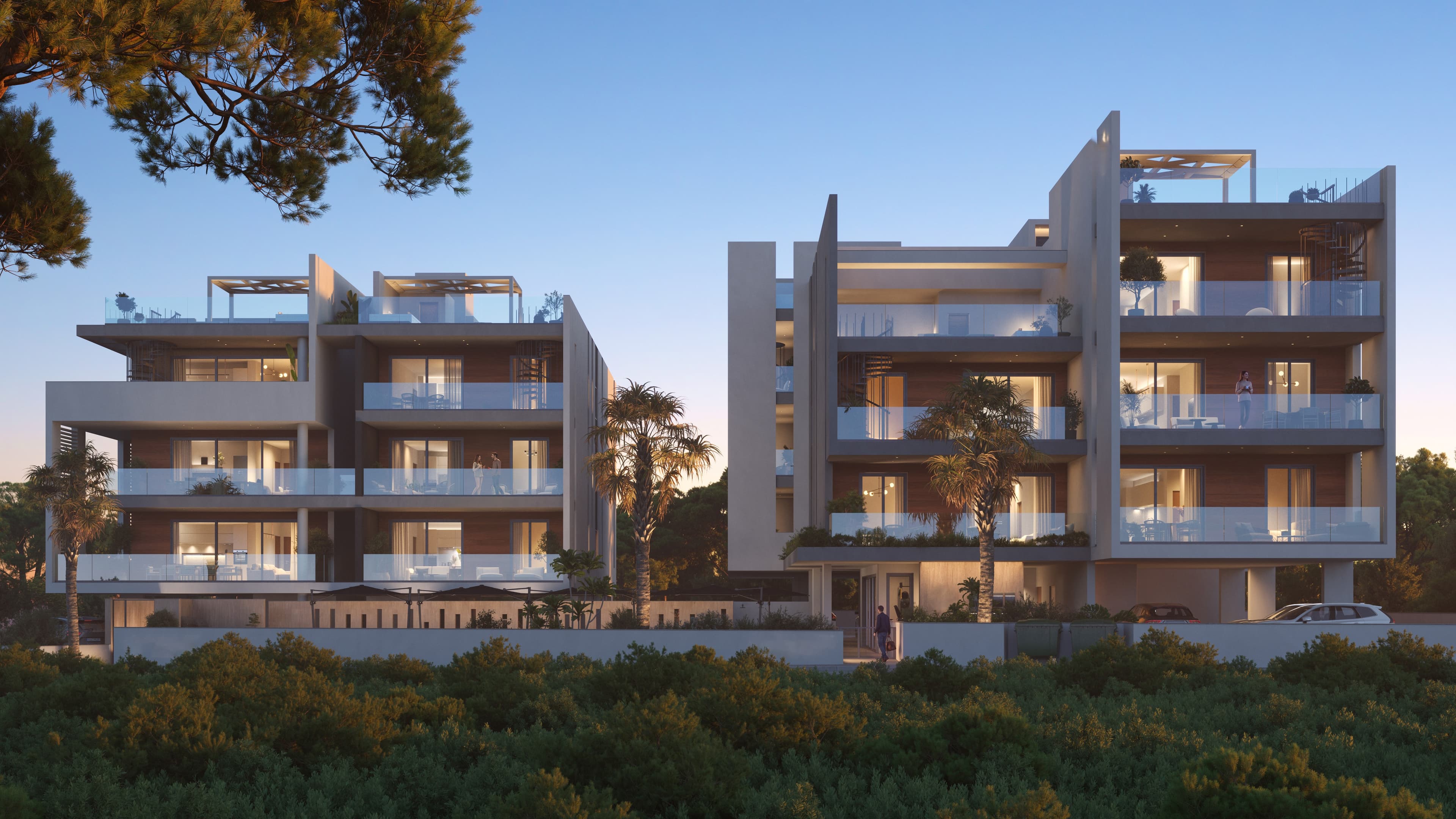 2-bedrooms apartments in Larnaca, Cyprus.
