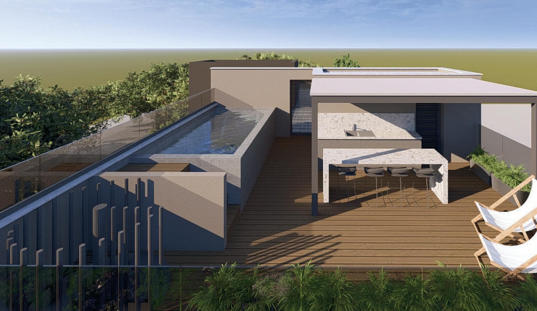 3-bedrooms apartments in Limassol, Cyprus.