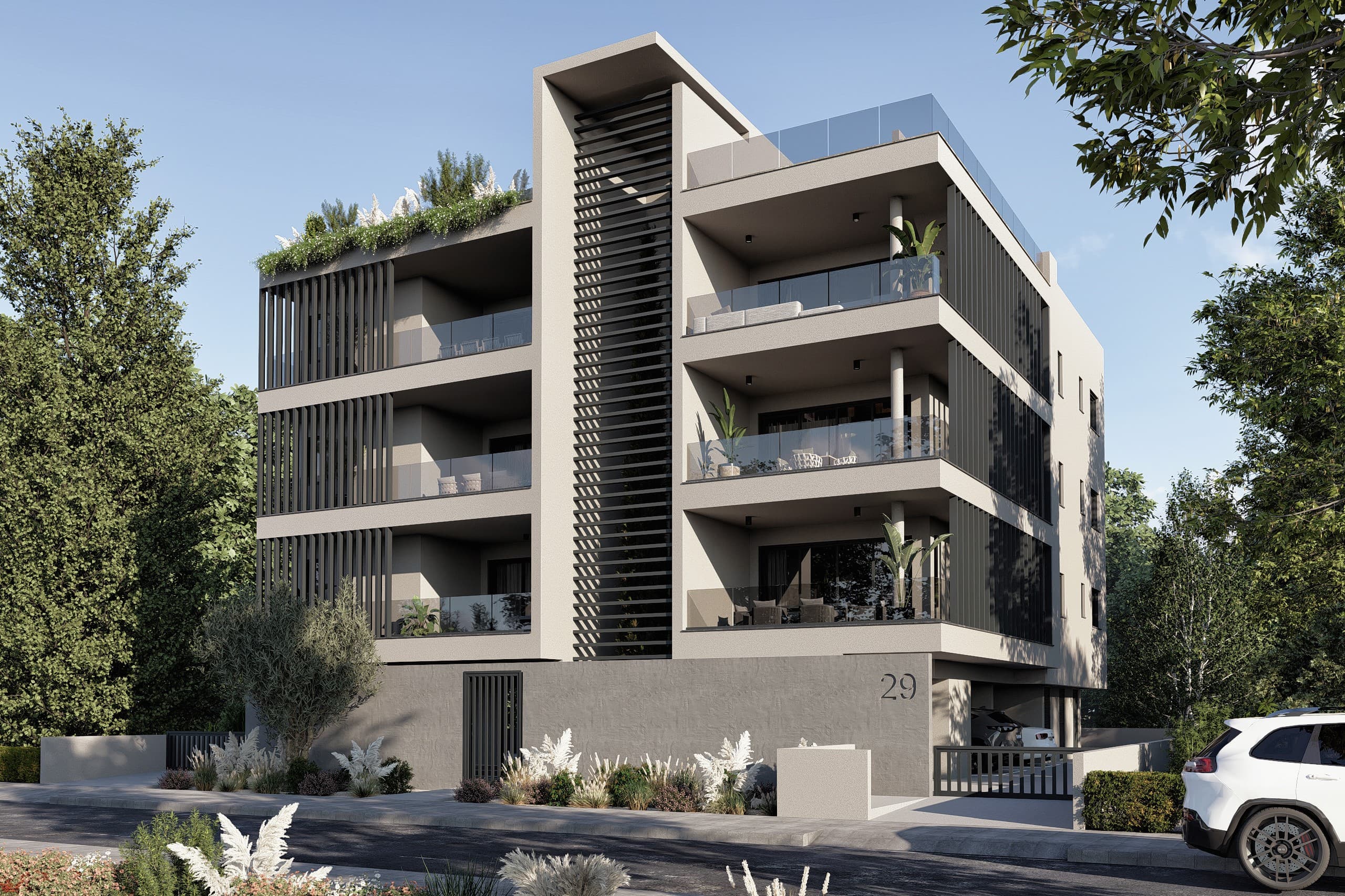 2-bedrooms apartments in Nicosia, Cyprus.