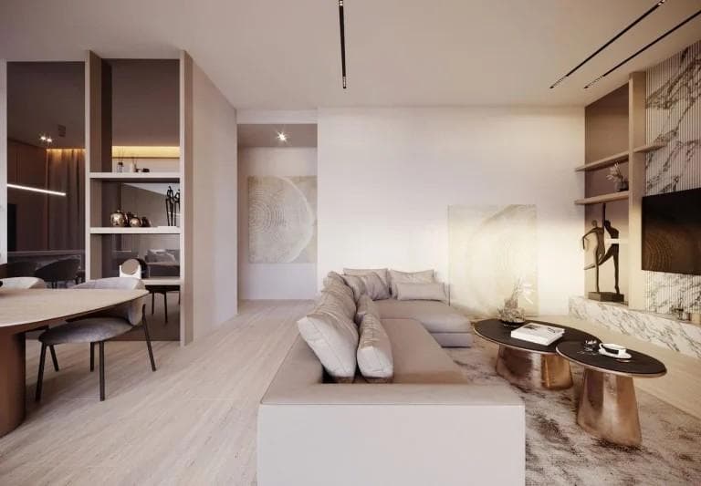 2-bedrooms apartments in Limassol, Cyprus.