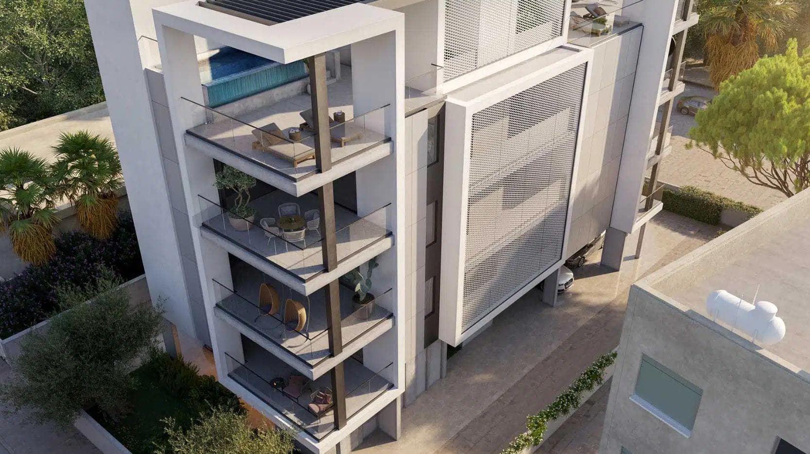 3-bedrooms apartments in Limassol, Cyprus.