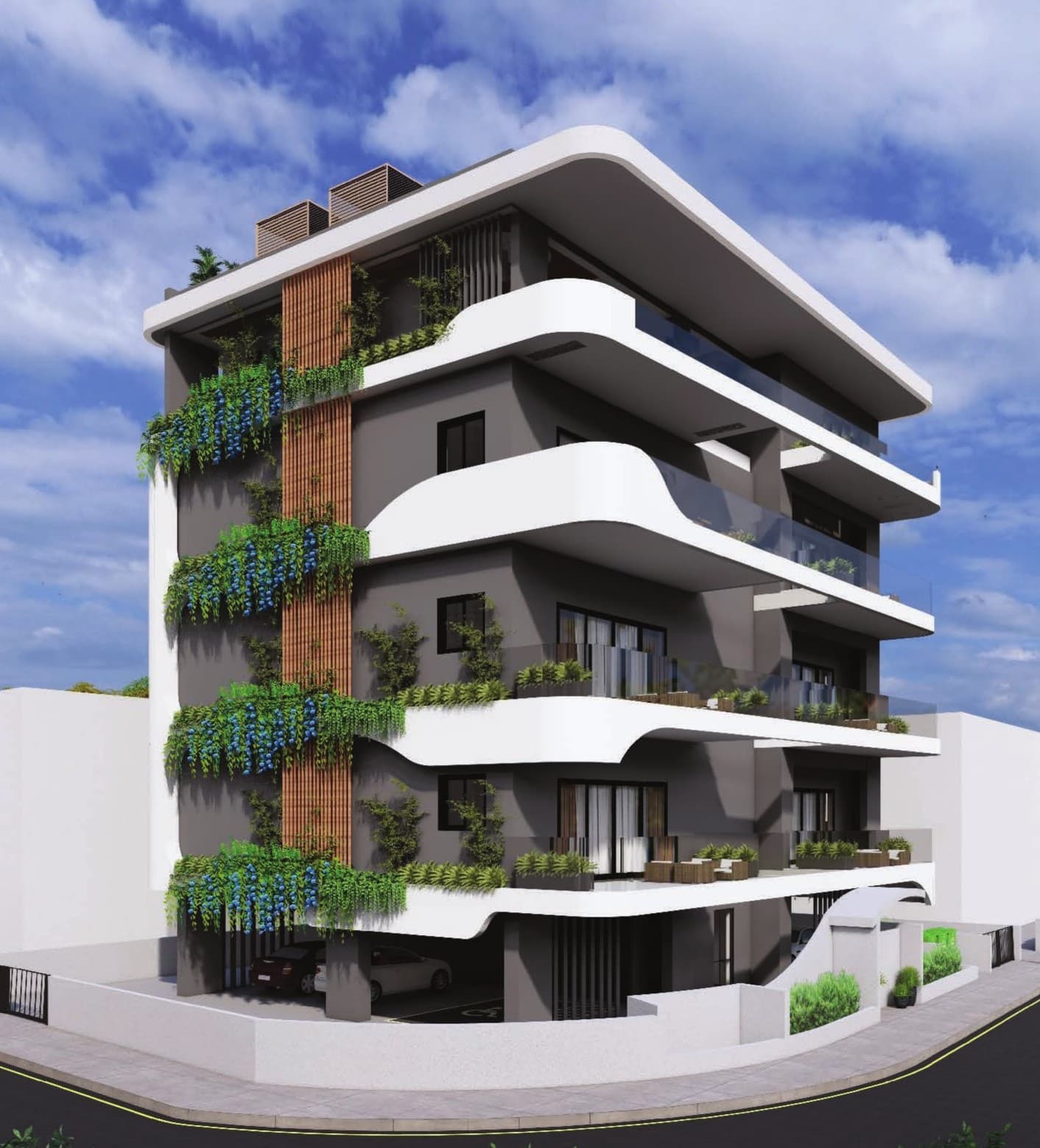 2-bedrooms apartments in Limassol, Cyprus.