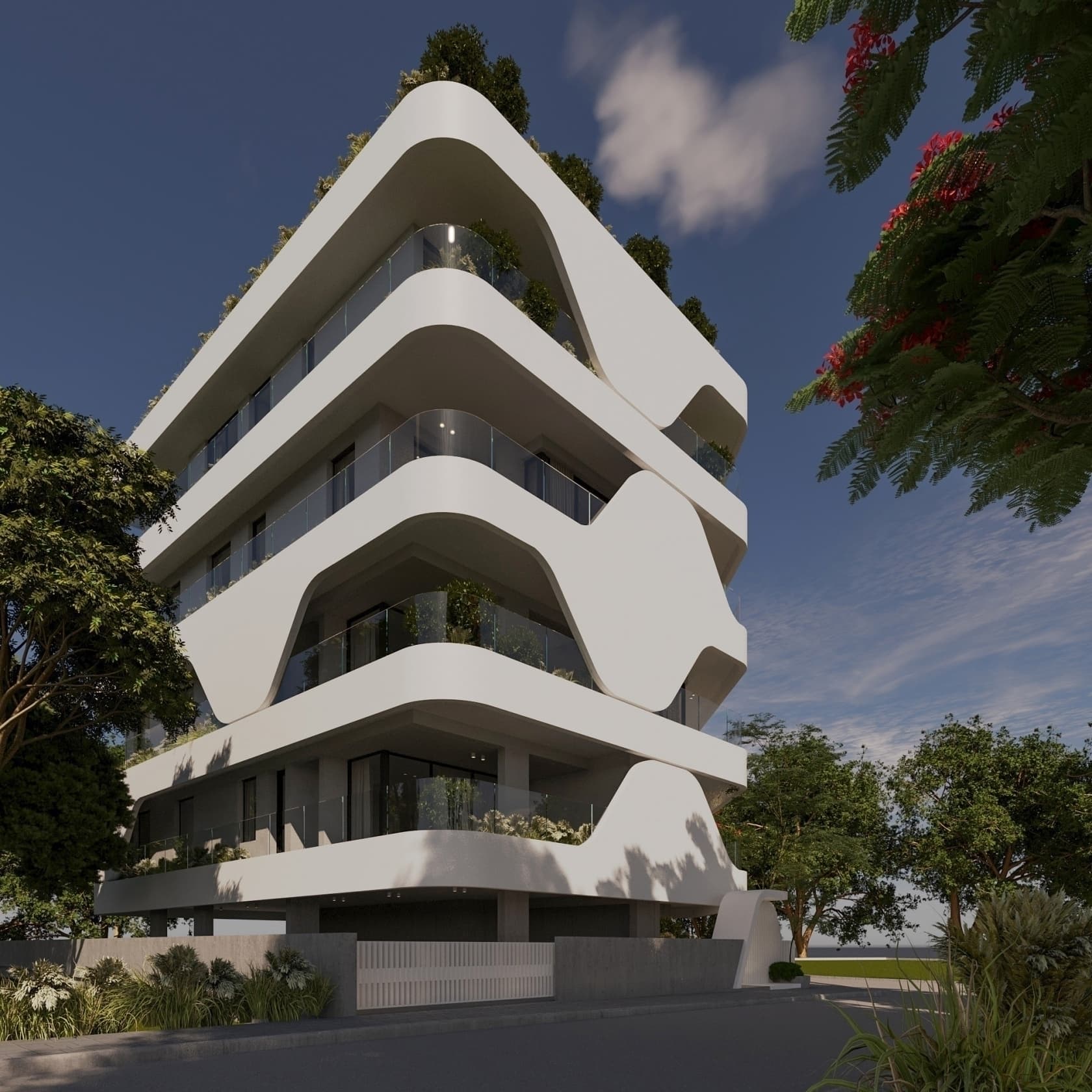 2-bedrooms apartments in Limassol, Cyprus.
